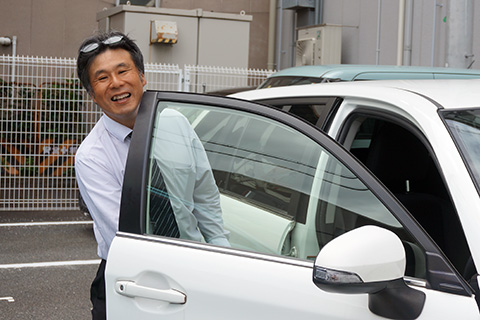 いざ顧客へ